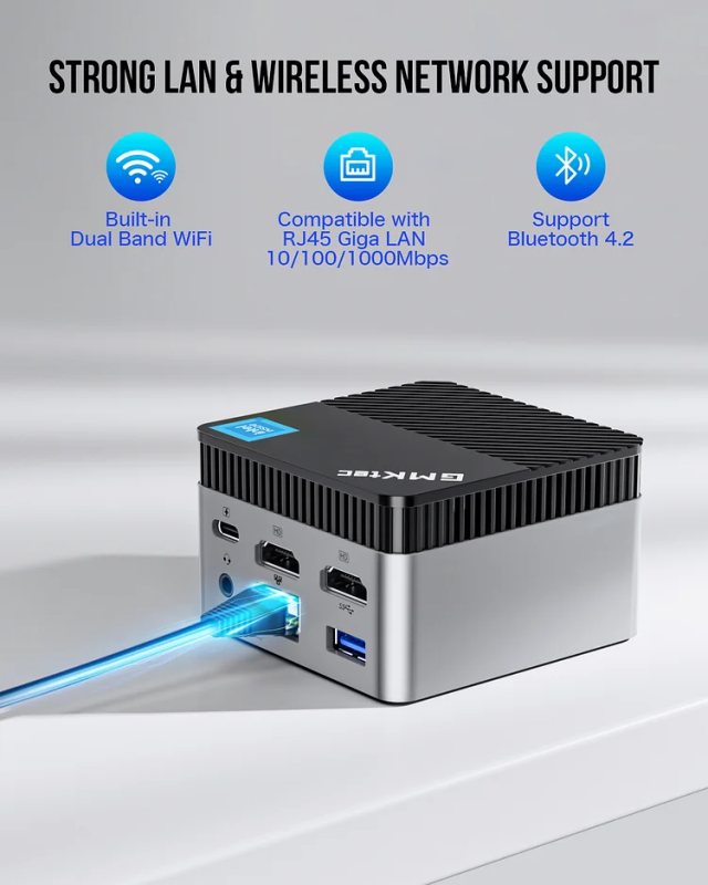 GMKtec NucBox G5 N97 12+256GB 初期化済 動作良好 GMKtec NucBox G5 N97 12GB RAM + 256GB SSD Window 11 Pro - Price網購