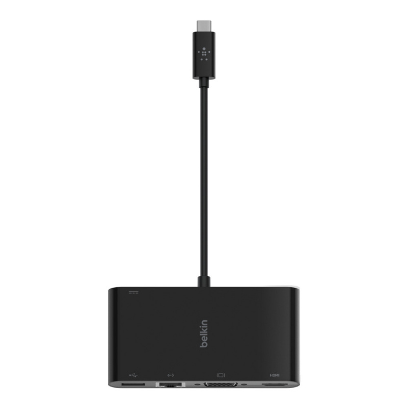 Belkin USB-C 多媒體充電轉接器 [100W] [AVC004btBK]