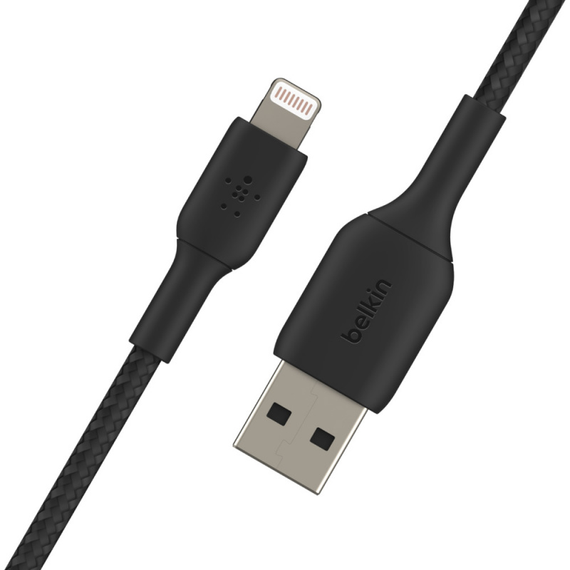Belkin BOOST↑CHARGE™ Braided Lightning to USB-A Cable [3個長度] [2色]