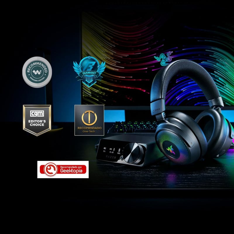 Space Razer Razer Kraken V4 Pro 無線電競耳機 - 訊達科技 Cosmic Technology