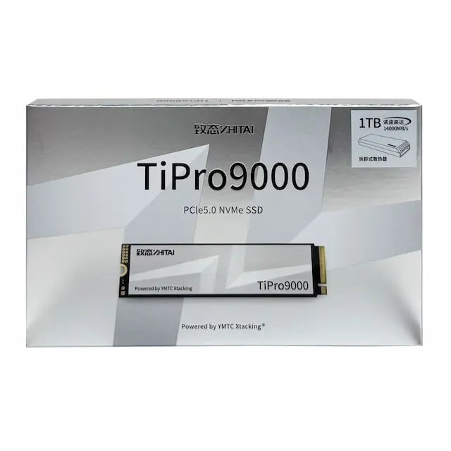 致態 - TiPro 9000 1TB NVMe2.0 PCIe Gen5.0x4 M.2 2280 - 數碼店(World Unicorn)