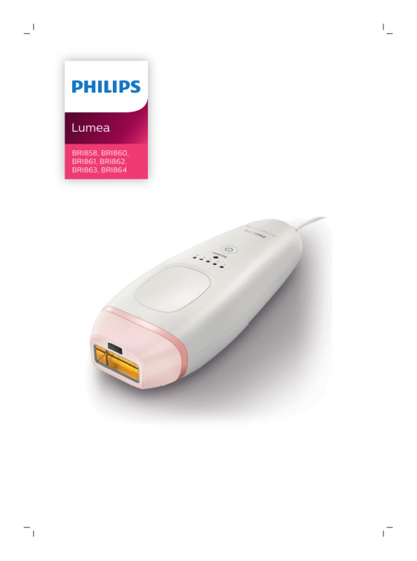 Philips 飛利浦 Lumea Essential IPL 200K 脈衝光脫毛儀 BRI861