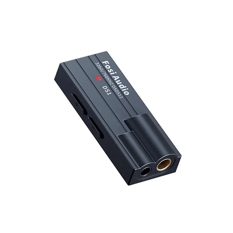 Amplificador De Auriculares Fosi Audio DS1 – DAC ESS9038Q2M, USB, Salida 3.5/4.4mm, 120dB, Garantía 1 Año