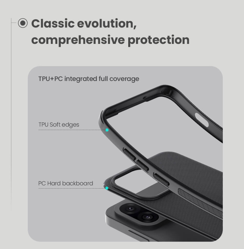 Custodia Nillkin Magnetica Antiurto Super Smerigliata Per OnePlus 13/13S/12 (Retro)