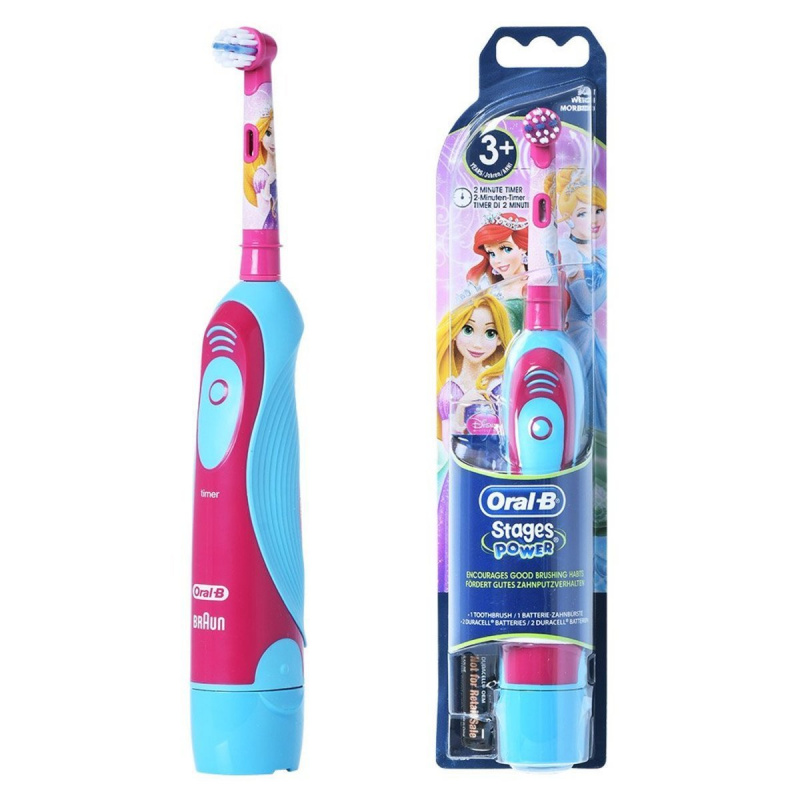 Oral-B - DB4510K 兒童電動牙刷 可換刷頭 乾電池式 (公主款)