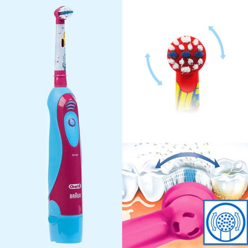 Oral-B - DB4510K 兒童電動牙刷 可換刷頭 乾電池式 (公主款)