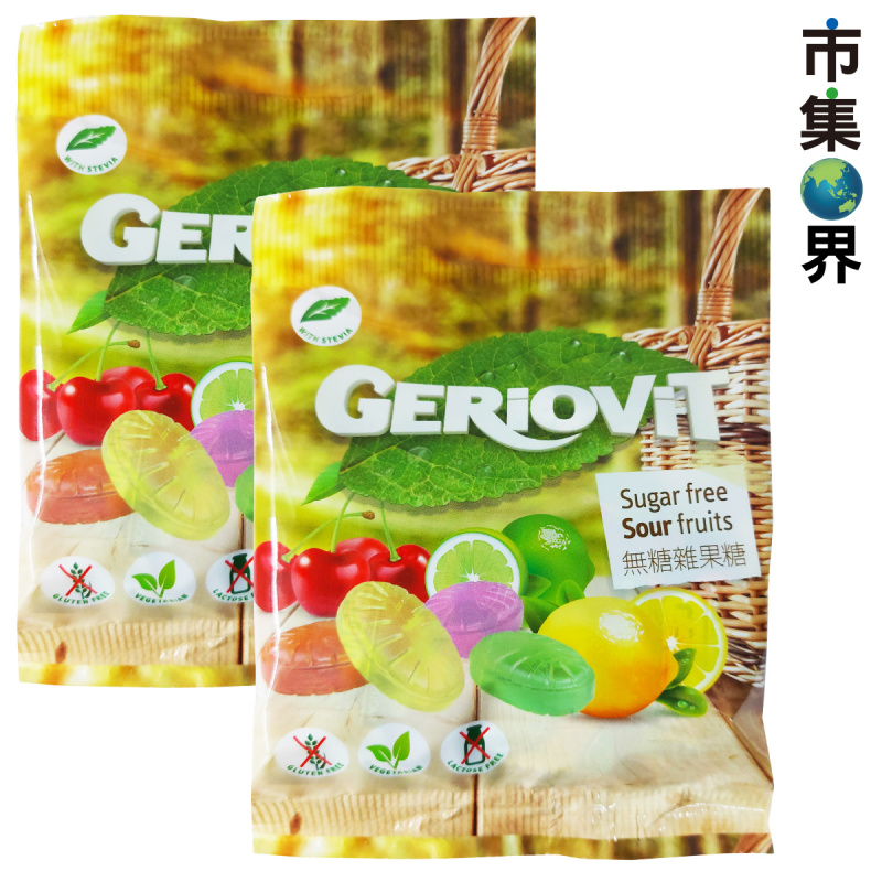 歐洲Gerio 無糖 雜果味硬糖 40g (2件裝)【市集世界】