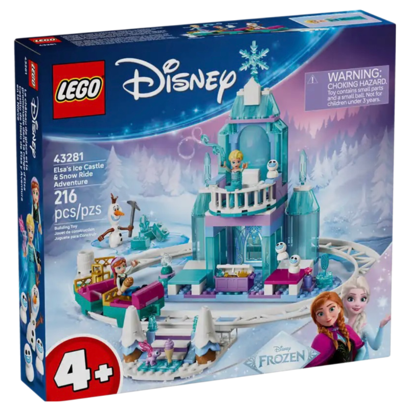 LEGO Disney 43281：Elsa's Ice Castle & Snow Ride Adventure - Zero To ...