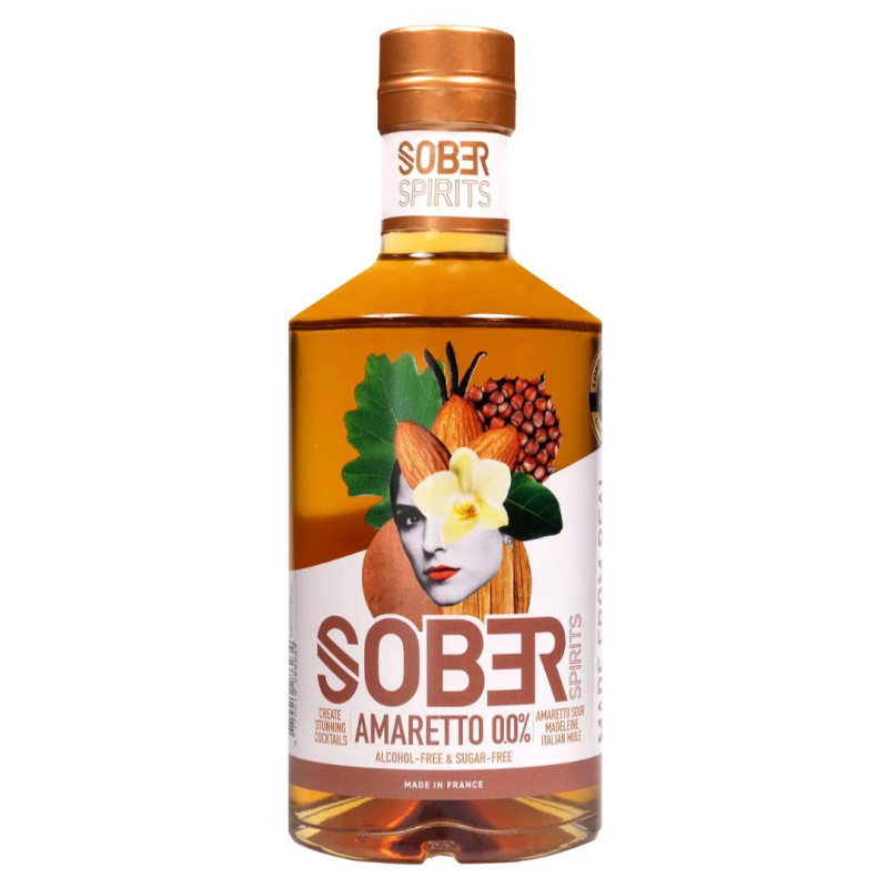 無酒精意大利杏仁利口酒 Sober Spirits Amaretto 0.0% 500ml - 燕子皇酒行