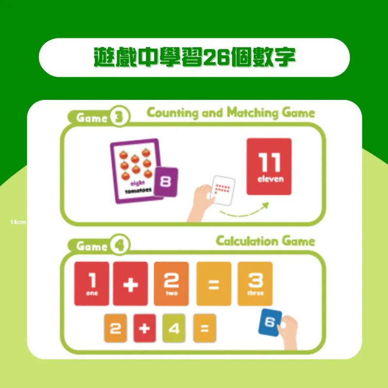Curios 數字123配對卡|幼兒數字認知與Counting遊戲・Montessori 教具 - Baby Monster