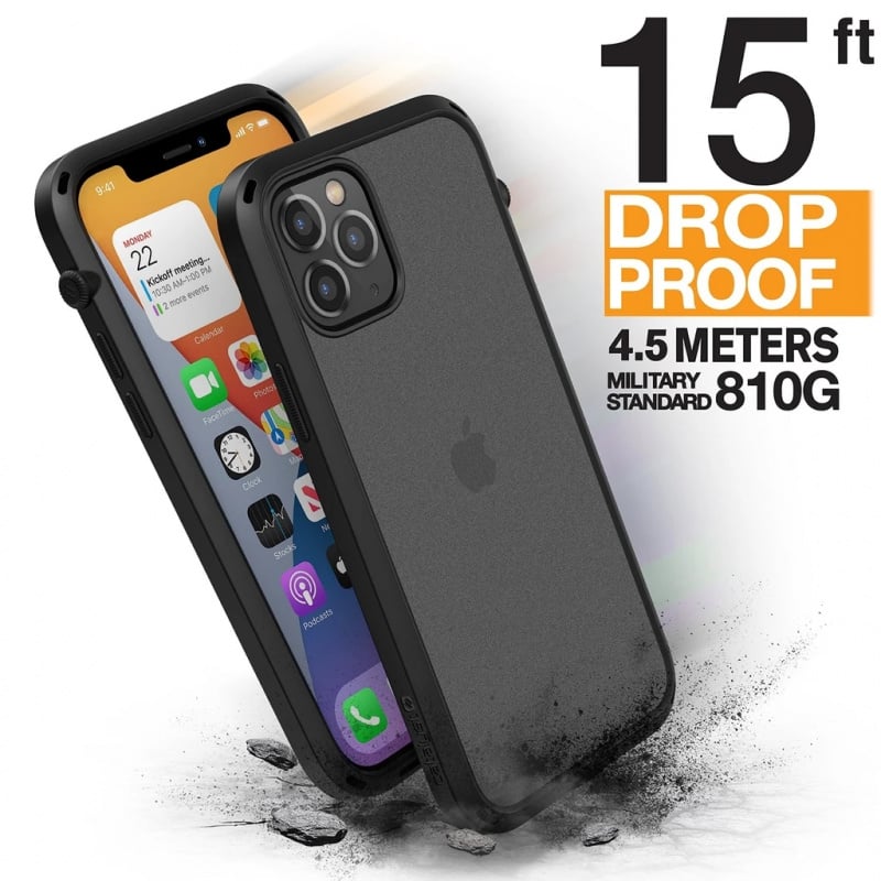 Catalyst Influence Series For iPhone 12/12 pro/12 pro max - Stealth Black/Clear