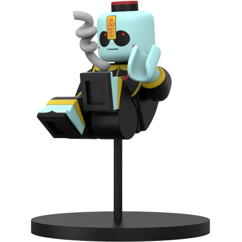 Mighty Jaxx Brick Baby By Jason Freeny (Jiangshi Edition) 彊屍- Go