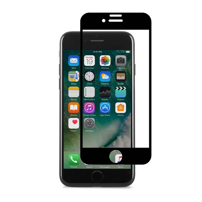 Moshi IonGlass 強化玻璃螢幕保護貼 For iPhone 7 - Black 【香港行貨保養】