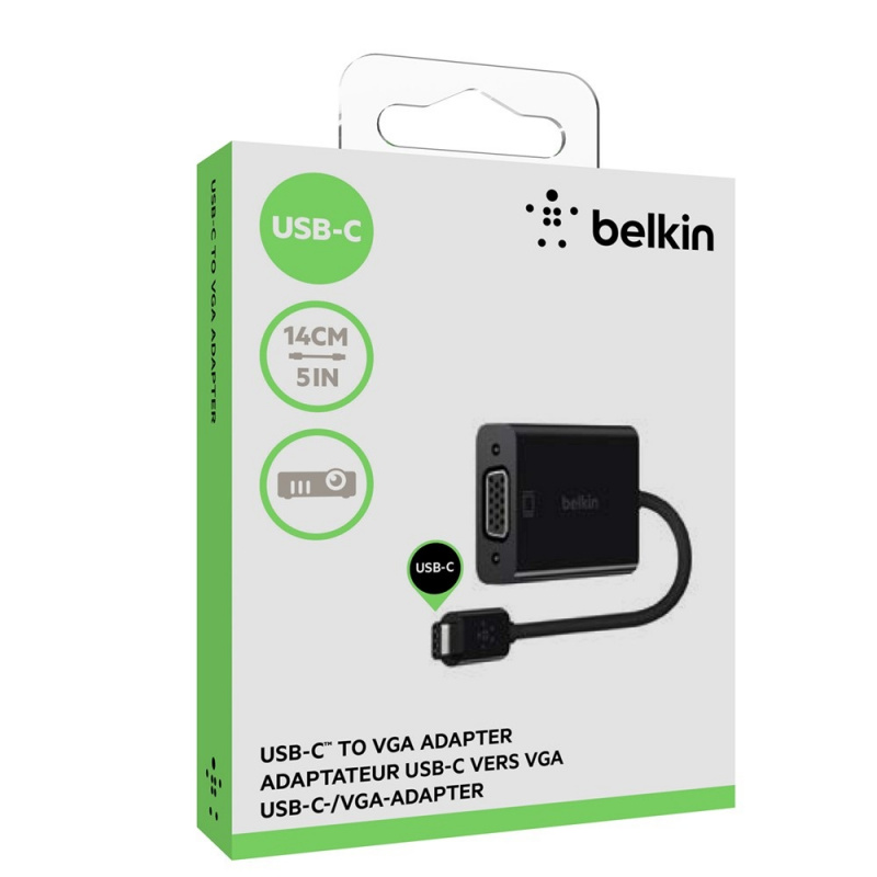 Belkin USB-C to VGA Adapter 【香港行貨保養】