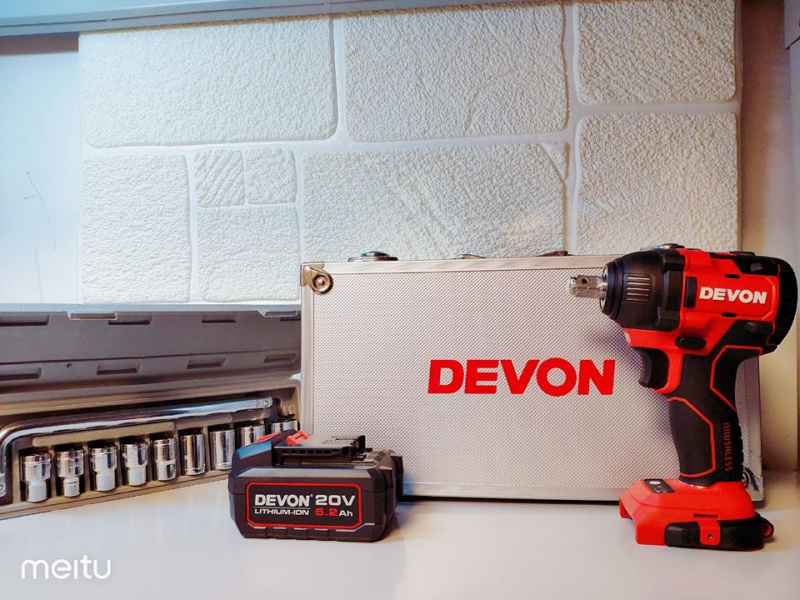 DEVON大有 5733PLUS 衝擊扳手 350牛頓米 電動扳手 拆輪胎 板手 20V單電5.2AH套裝