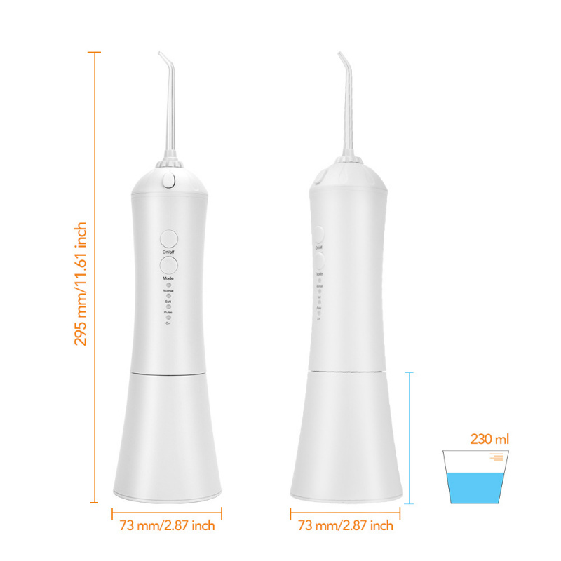輕盈 電動洗牙器 IPX7防水 清潔口腔 USB 充電 方便旅行