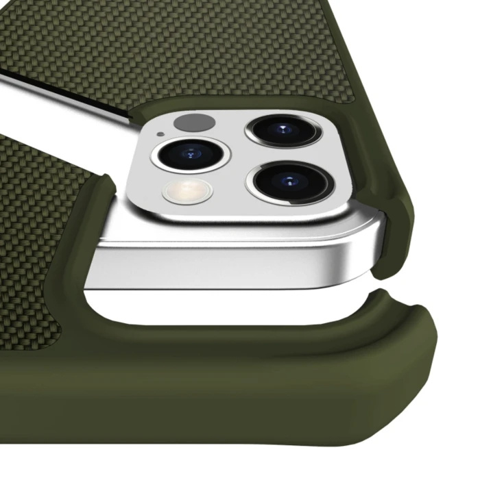 法國 ITSKINS HYBRID BALLISTIC iPhone 12系列防摔保護殼 軍綠色KAKI