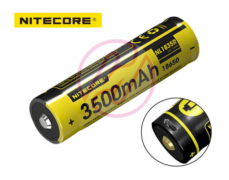 Nitecore NL1835R 18650 充電式 鋰電池 內置 USB充電 3500mAh 香港行貨