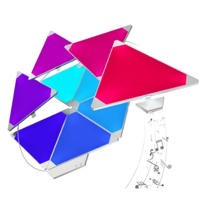 NANOLEAF Aurora Rhythm Smarter Kit 智能照明套裝 [9件三角型]