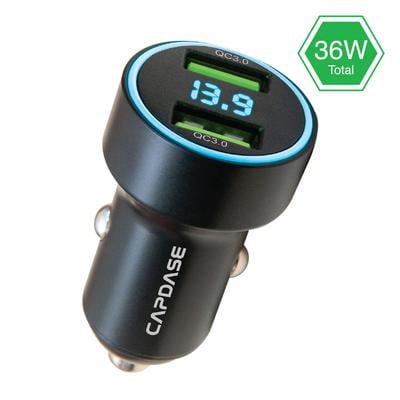 CAPDASE MONITOR 2Q36 QC 3.0 BATTERY MONITOR CAR CHARGER
