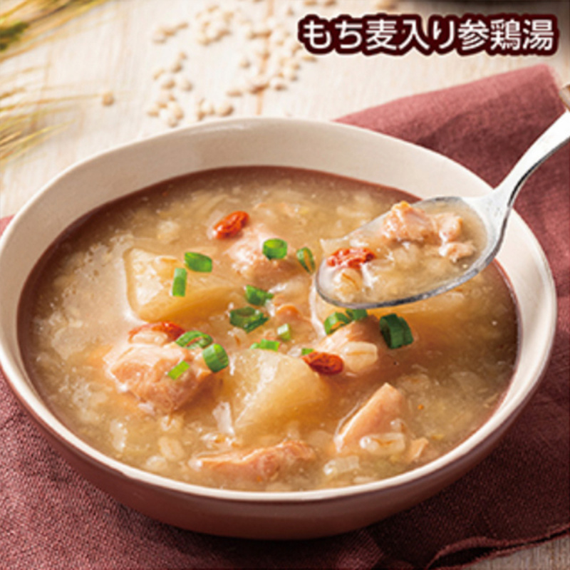 日本Mcc 世界汤の食堂 超級大麥 雞腿枸杞湯 160g【市集世界 - 日本市集】