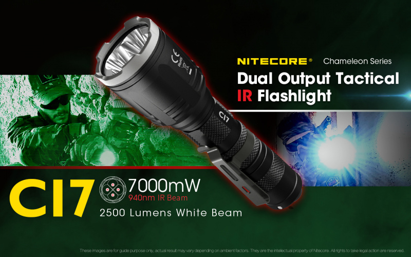 Nitecore CI7 2500lm IR 940nm 紅外線 夜視 電筒