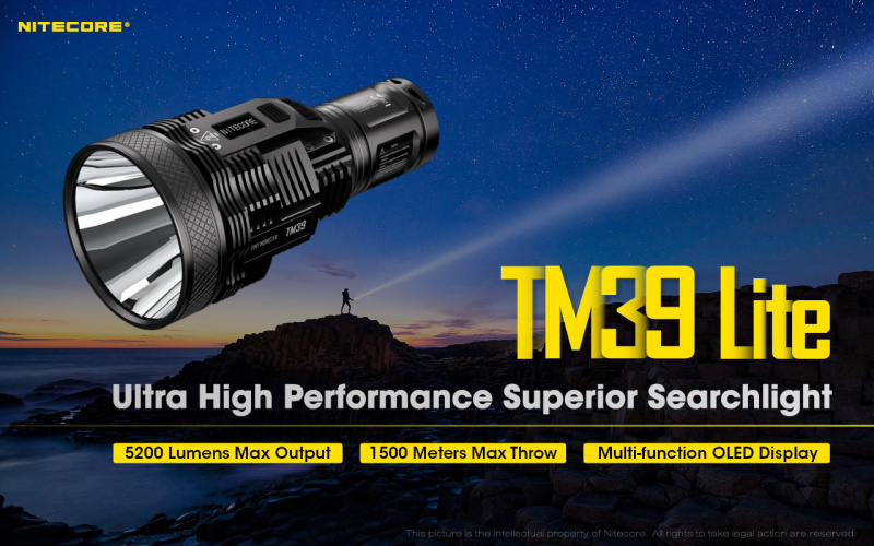 Nitecore TM39 Lite SBT90.2 - 1.5km射程 5200lm LED 電筒