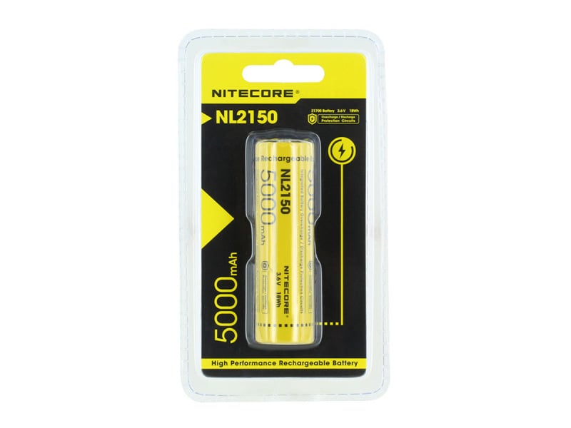 Nitecore NL2150 21700 5000mAh 充電 鋰電池