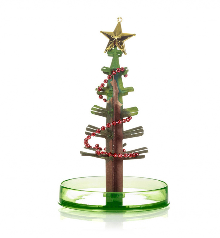 聖誕禮物創意 聖誕樹 晶石樹 發光 白燈 黃燈 禮物飾物玩具
