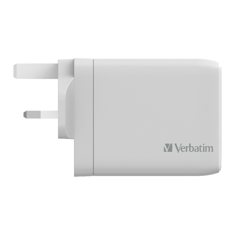 Verbatim 100W 4 Ports 雙PD3.0 & 雙QC 3.0 GaN 牆充電器 (66545)
