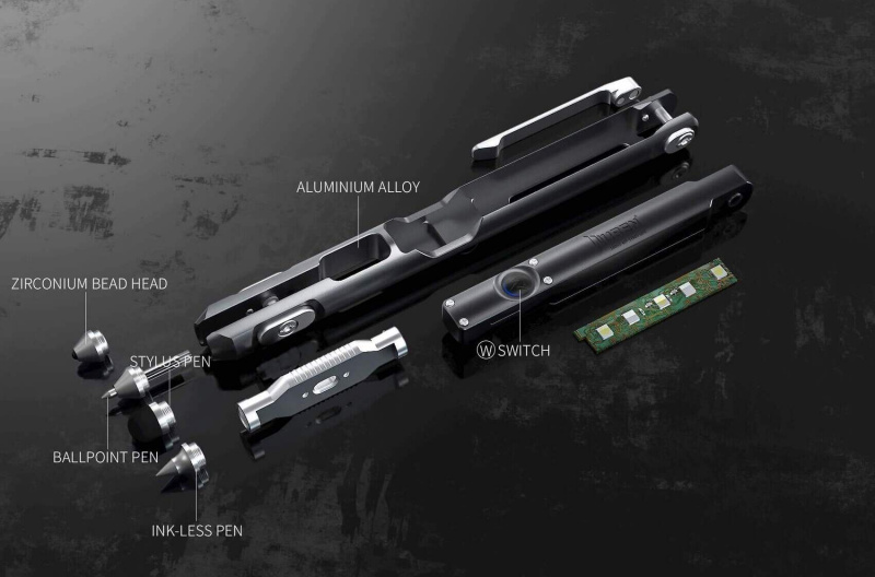 WUBEN E61 多功能戰術筆 USB充電 觸控 LED電筒 筆