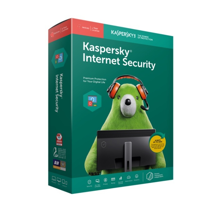Kaspersky Internet Security - Multi-Device多平台 3裝置 3年下載版 (Windows + Mac + Android)【香港行貨保養】