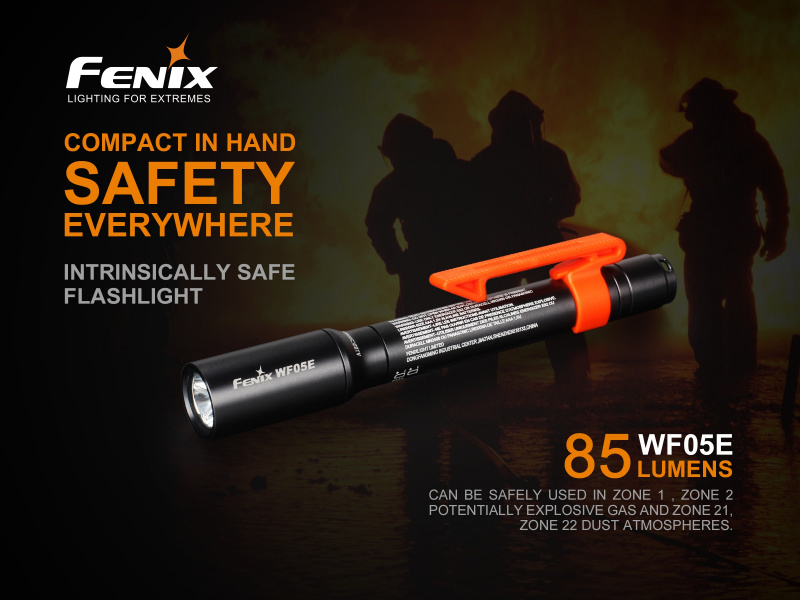 Fenix WF05E 本安型 防爆 電筒 Cree XP-G2 LED 85lm AAA LED 電筒