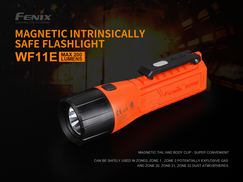 Fenix WF11E 本質安全型防爆手電筒