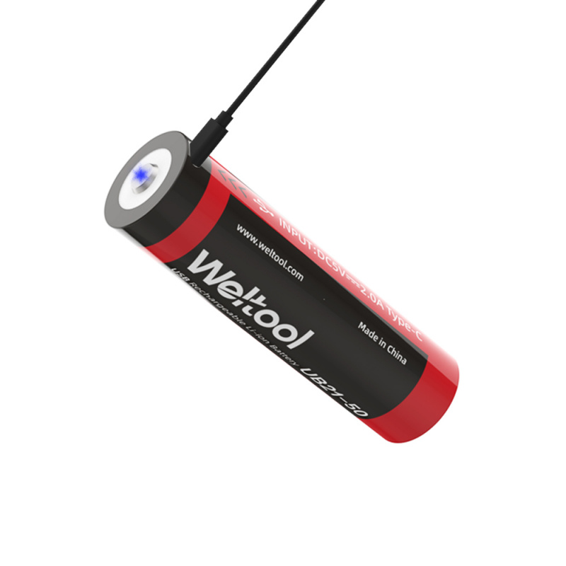 Weltool UB21-50 21700 5000mAh W4 W3Pro LEP 電筒 原裝USB-C電池