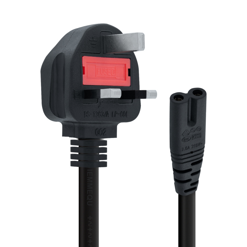 1.8M PS4 / PS3 AC電源線-UK插頭 支援LED電視 歡迎電話