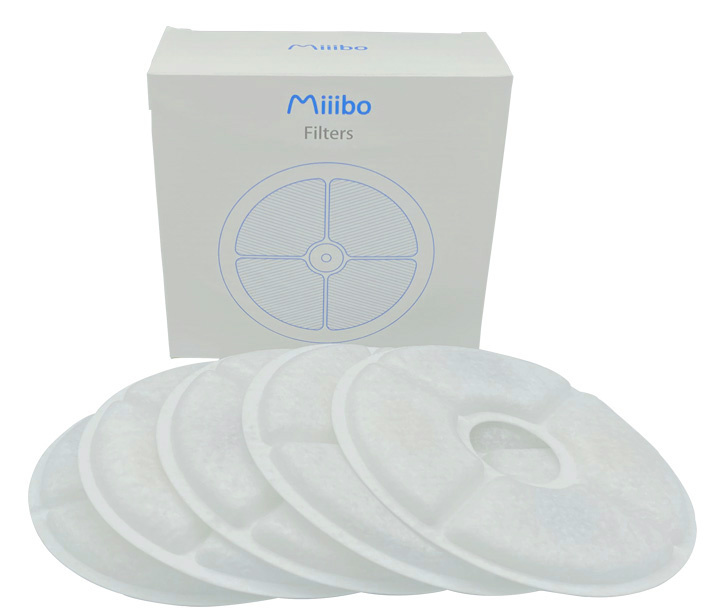 MIIIBO DRINK MINI無線供電寵物飲水機 [6色] / 濾芯 (5片裝)