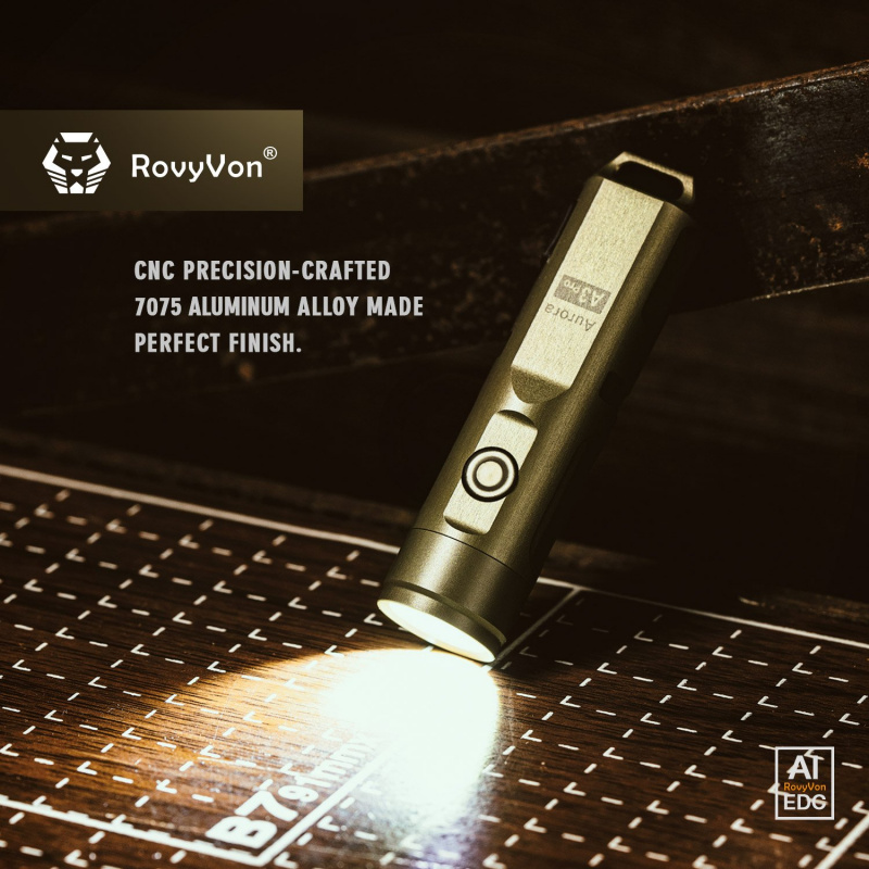 Rovyvon A3 Pro 700lm 沙色 鋁合金 USB 充電 匙扣燈