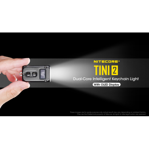 Nitecore TINI2 OLED 500lm USB-C充電 匙扣燈 電筒