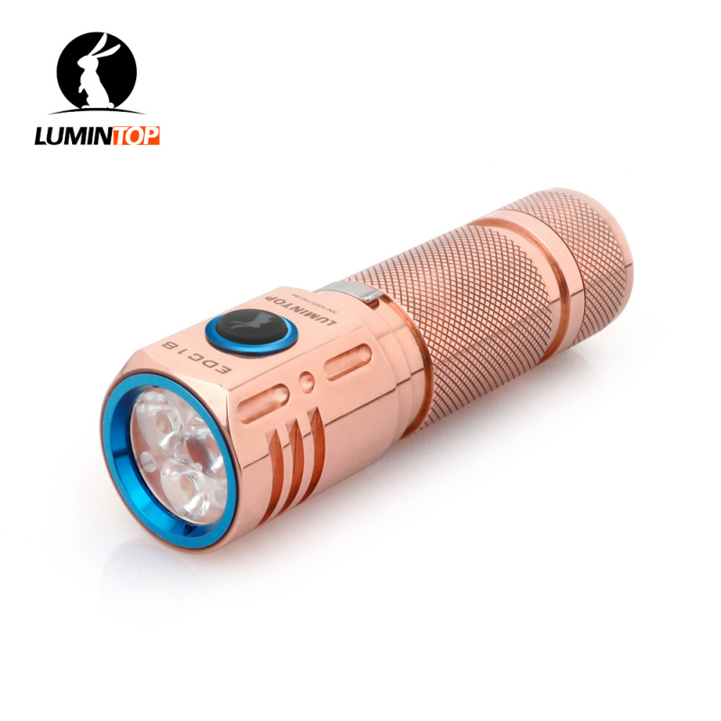 Lumintop EDC18 2800lm 18650 紅銅 電筒 附送柔光罩