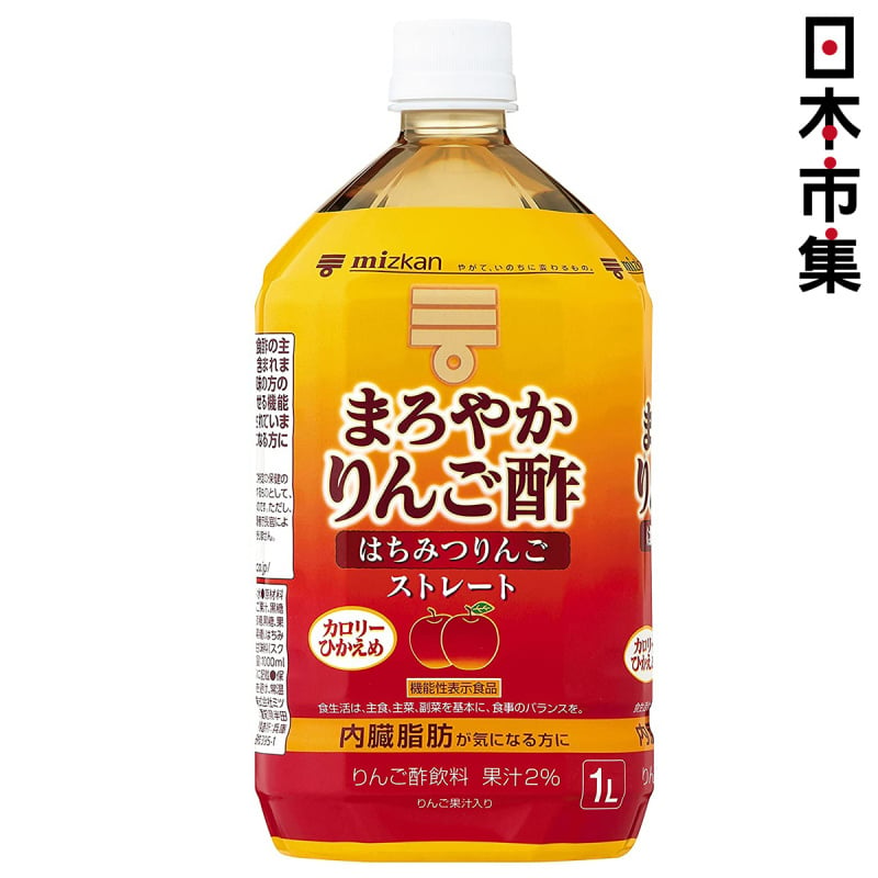 日本Mizkan 減內臟脂肪醇 厚蜂蜜蘋果醋 1000ml【市集世界 - 日本市集】