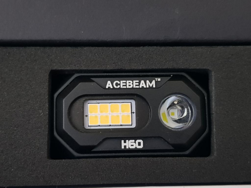 ACEBeam H60 1250lm USB-C充電 18650 CRI97高色顯輸出 頭燈