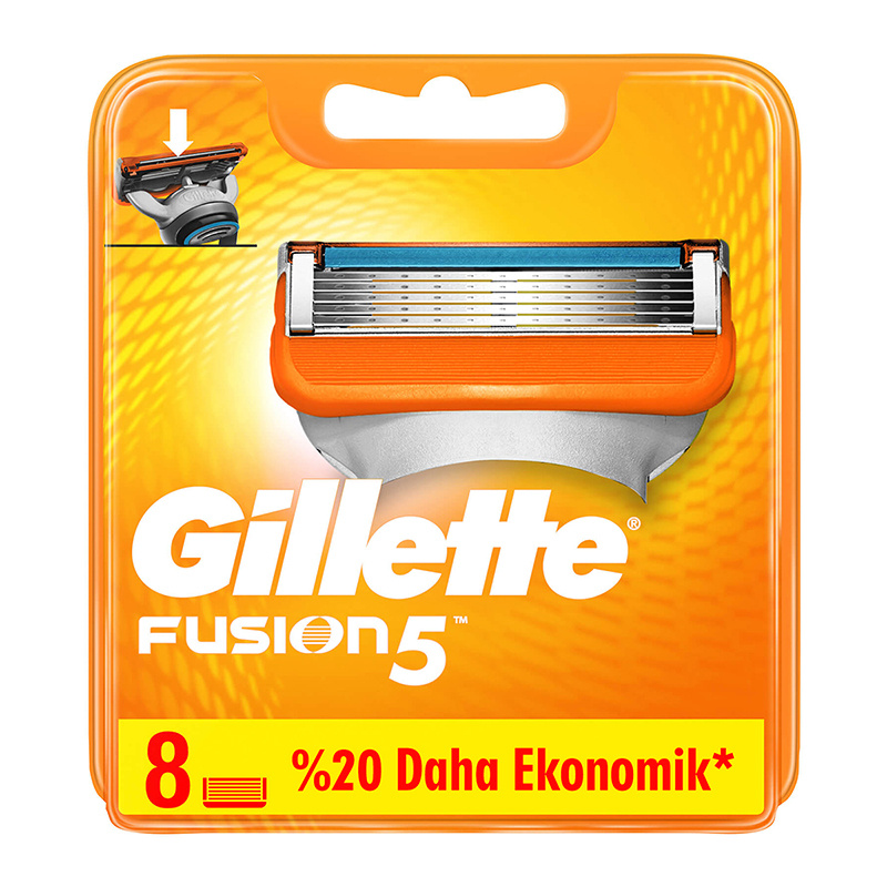 吉列Gillette - FUSION5 鋒隱 5 剃鬚刀片 8片裝