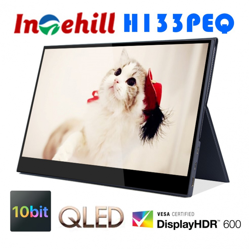 Intehill 13.3" QLED 便攜式顯示器 H133PEQ