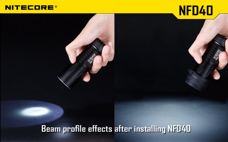 Nitecore NFD40 NFR40 NFB40 NFG40 40mm 電筒 濾鏡