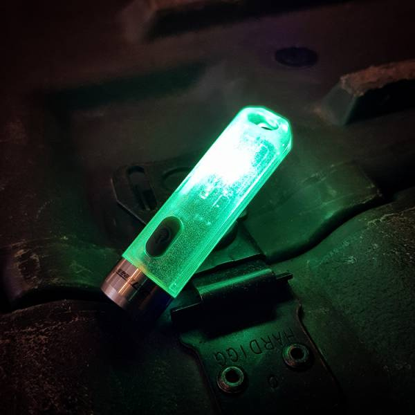 JETBeam Mini-One SC 夜光版 GITD 紅+藍+綠+白+365nm 紫外光 UV USB-C充電 警示燈 電筒 匙扣燈