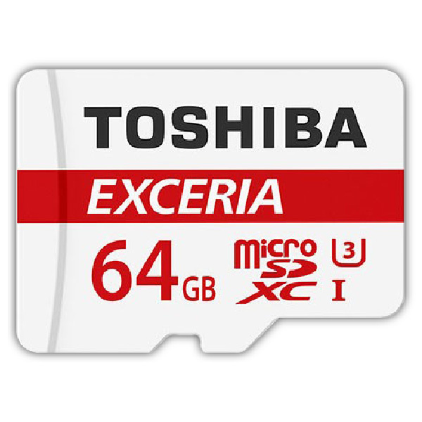 TOSHIBA 東芝 EXCERIA M302 U3 Class 10 microSD [90MB/s]  [64GB]