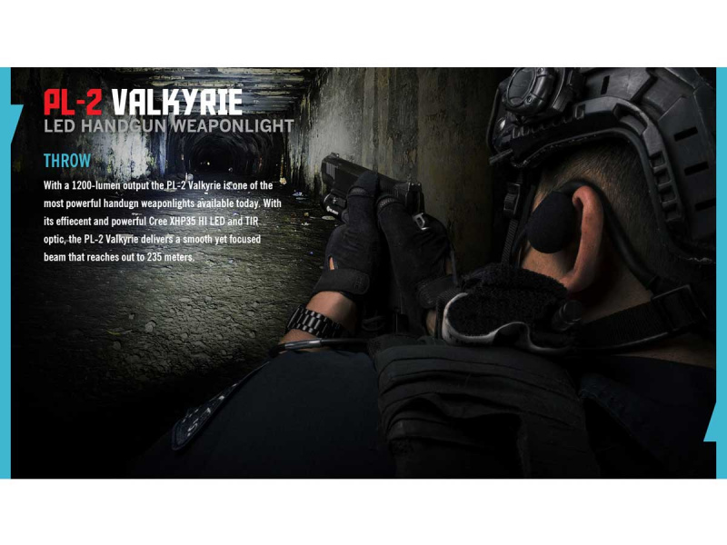 Olight PL-2 Valkyrie 1200lm CR123A LED 槍燈 電筒