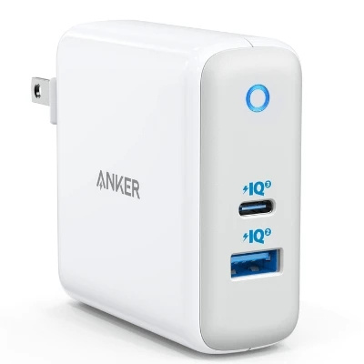 Anker PowerPort III 2 Port 60W Dual PD Travel Charger 可替換充電插頭