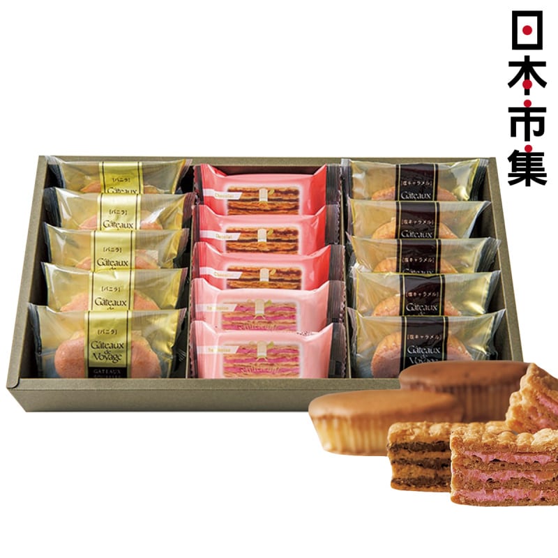 日本 航海の門 15件裝 法式千層酥 雜錦糕點禮盒【市集世界 - 日本市集】